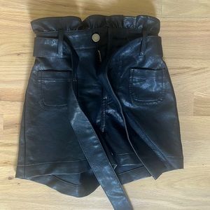 Francesca's youth pleather shorts